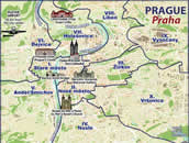 Mappa Praga centro